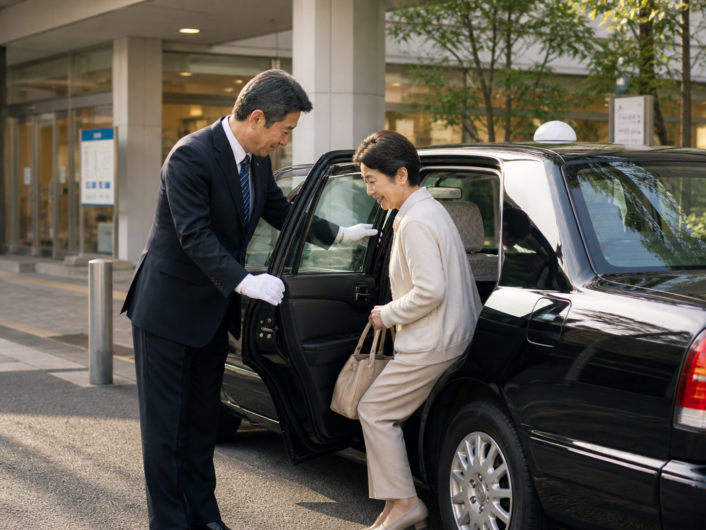 Careful taxi support for hospital visits
